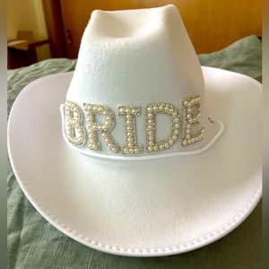 Pearl BRIDE cowgirl hat